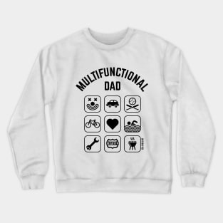 Multifunctional Dad (9 Icons) Crewneck Sweatshirt